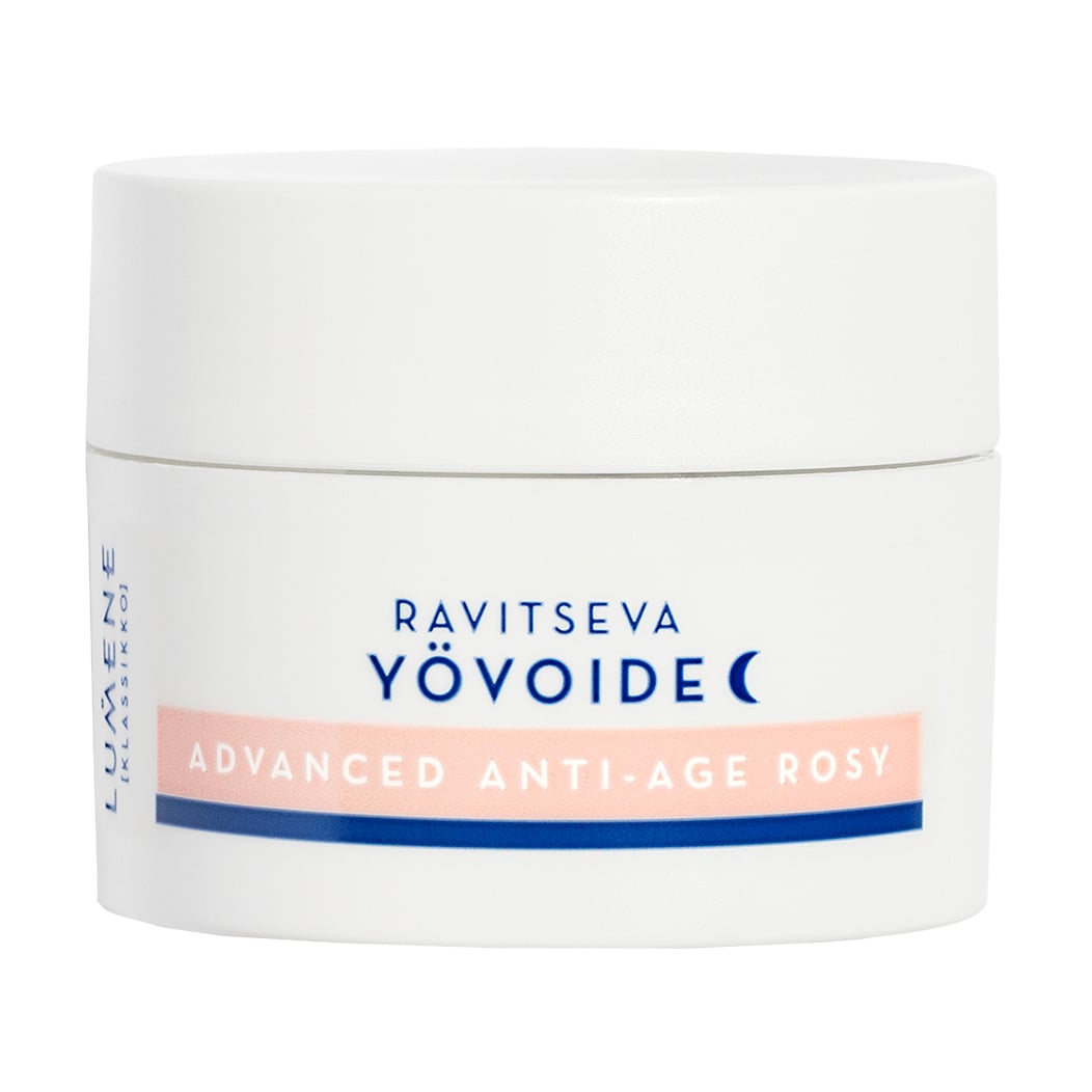 Нічний антивіковий крем для обличчя Lumene Klassikko Advanced Anti-Age Rosy Caring Night Cream, 60+, 50 мл
